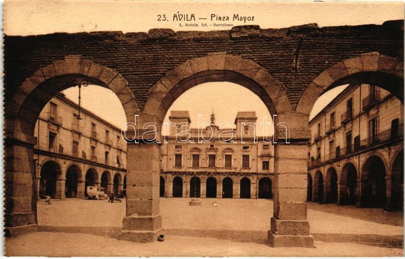 Ávila, Plaza Mayor / main square