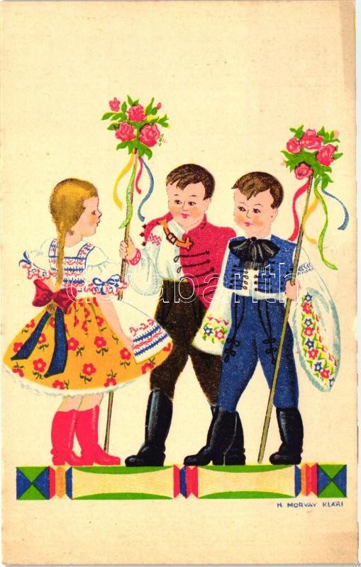 Hungarian folklore, children s: H. Morvay Klári, Magyar folklór, gyerekek s: H. Morvay Klári