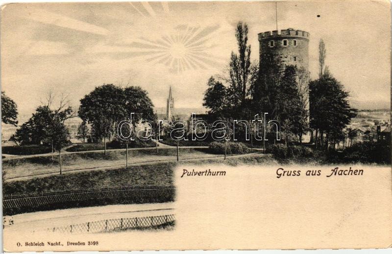 Aachen, Pulverthurm / tower