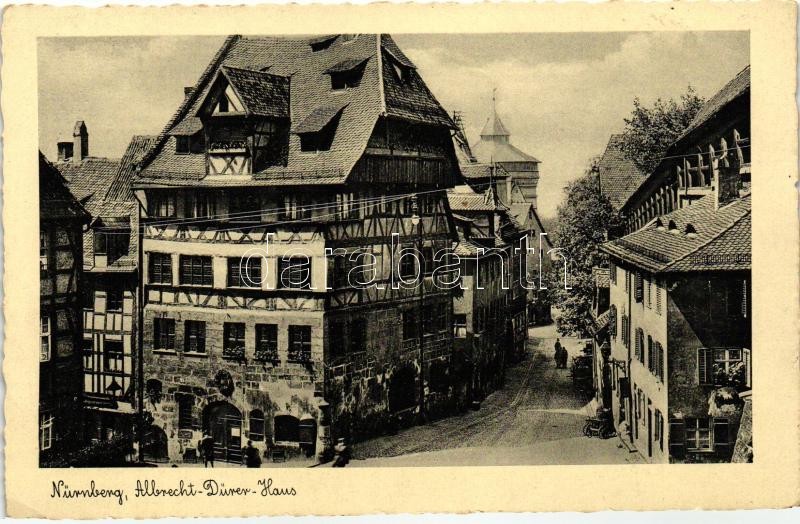 Nürnberg, Albrecht Dürer Haus / house '1937 Die Stadt der Reichsparteitage' So. Stpl