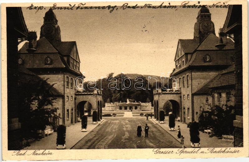 Bad Nauheim, Grosser Sprudel, Badehauser / spas