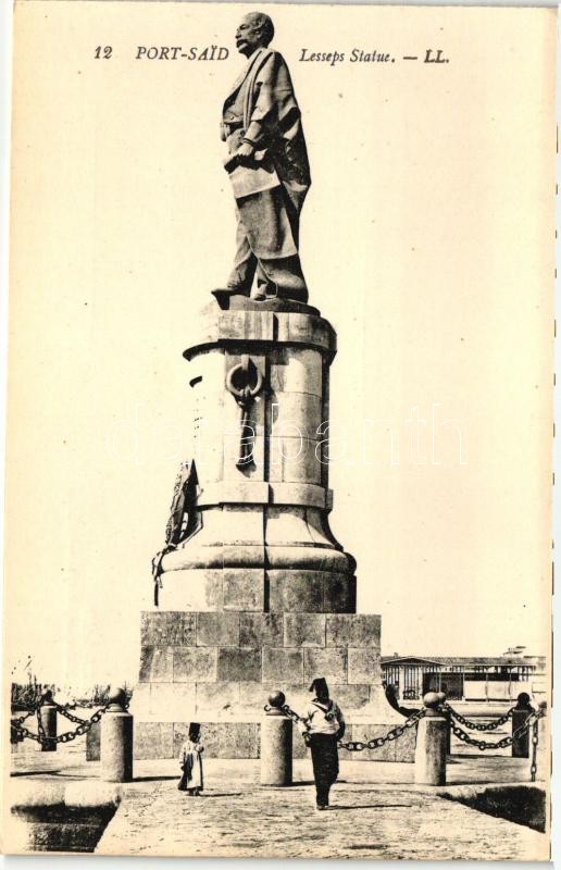 Port Said, Lesseps Statue