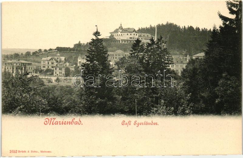 Marianske Lazne, Marienbad; Cafe Egerlander