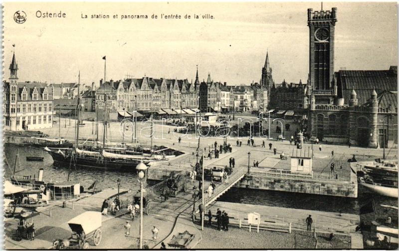 Ostend, Ostende; railway station