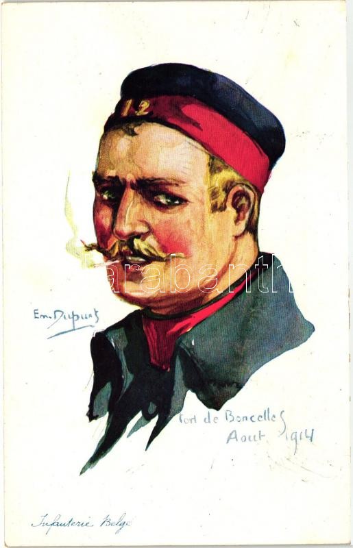 Infanterie Belge / Belgian infantryman s: Em. Dupuis