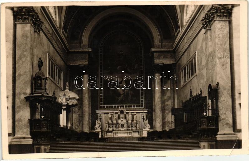 Esztergom, Main Altar of the Basilica, interior, Esztergom, a Bazilika főoltára, belső