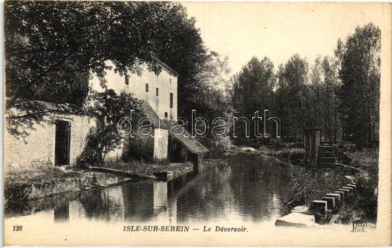 L'Isle-sur-Serein, Le Deversoir / spillway