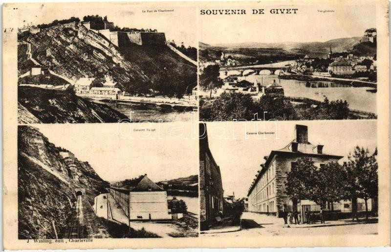 Givet, Fort de Charlemont, Caserne Charbonnier, Caserne Rouge / fortress, military barracks