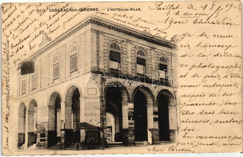Cadillac-sur-Garonne, Hotel de Ville / town hall