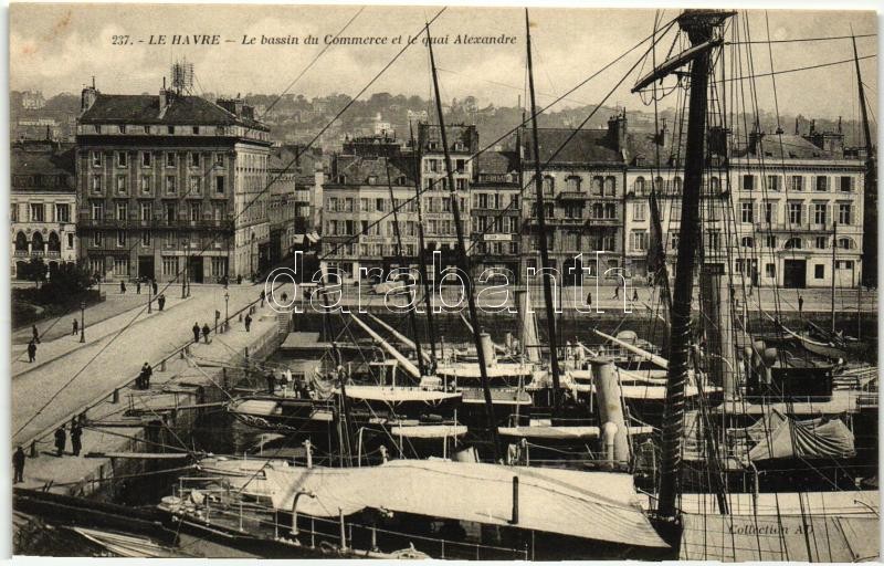 Le Havre, Alexandra Quay, ships, port