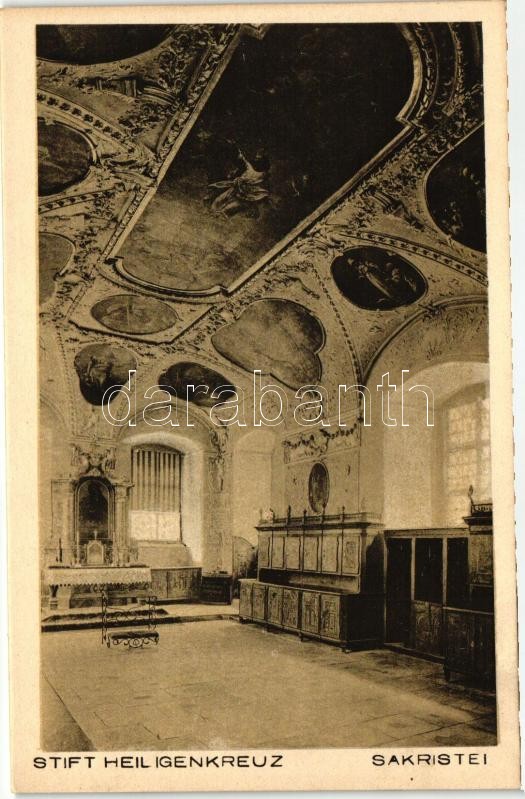 Heiligenkreuz im Wienerwald, Stift, Sakristei / church interior, sacristy