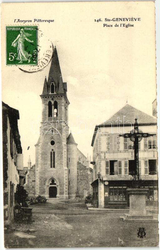 Sainte-Genevieve, Place de l'Eglise / church square