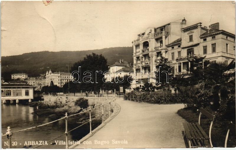 Abbazia, Villa Istria con Bagno Savoia