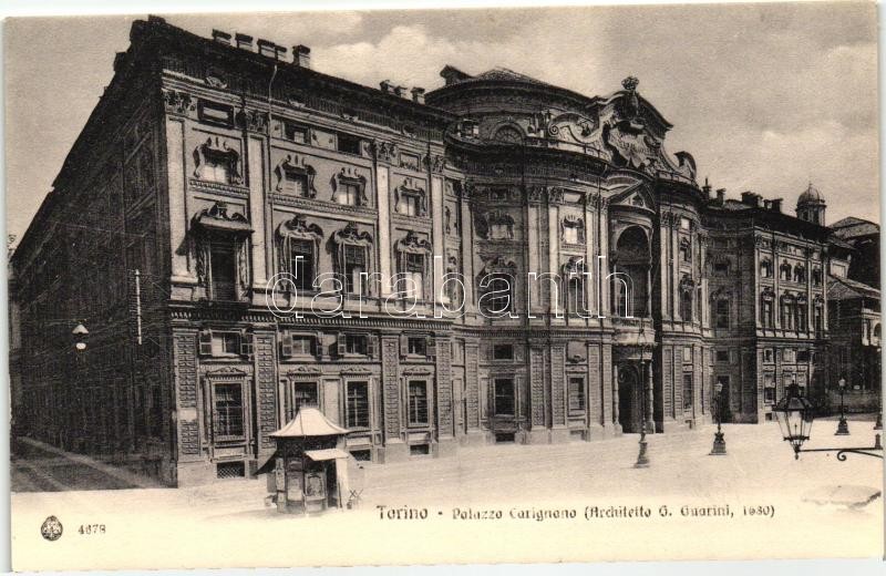 Torino, Turin; Palazza Carignano / palace