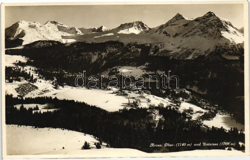 Arosa, Ober- und Untersee