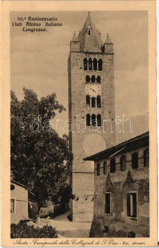 Aosta, Campanile della Collegiale di S. Orso / bell tower