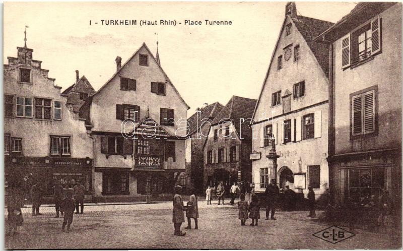 Turckheim, Turkheim; Place Turenne / square,