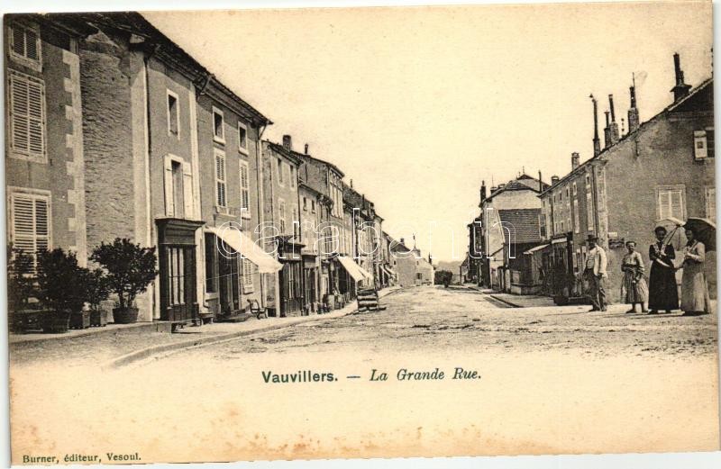 Vauvillers, La Grande Rue / main street
