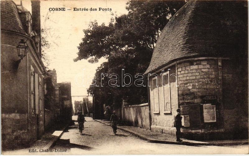 Cosne, Entrée des Ponts / bridge, street