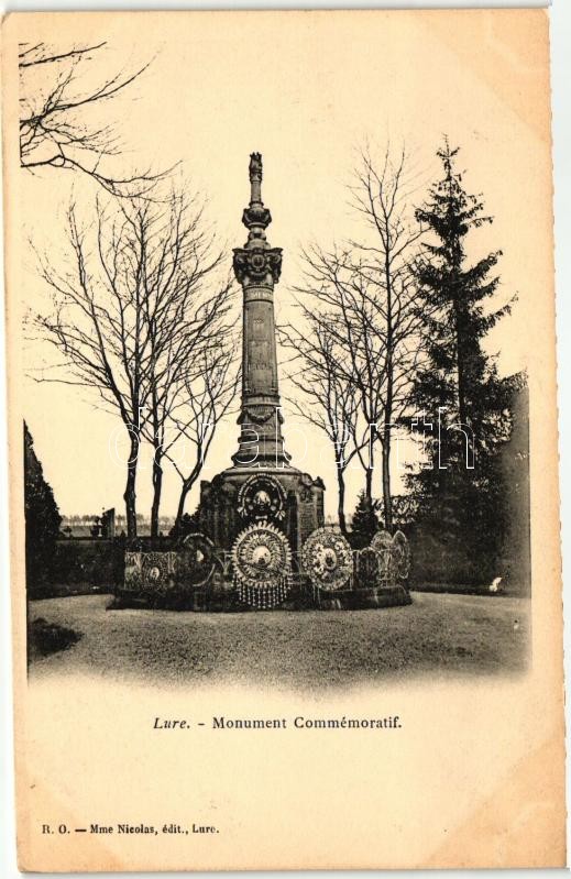 Lure, Monument Commemorative