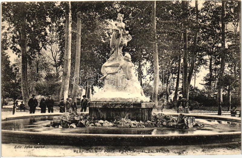 Perpignan, Fontaine des Platenes, par Be Hoog / fountain