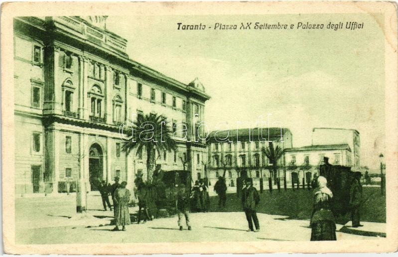 Taranto, Piazza XX Settembre, Palazzo degli Uffici / square, palace