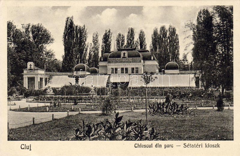 Cluj-Napoca, Chioscul din parc / park, kiosk, Kolozsvár, Sétatéri kioszk