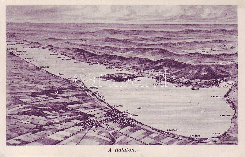 Balaton térkép