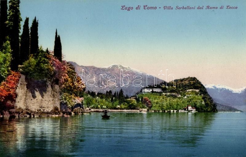 Lago di Como - Villa Sebelloni dal Ramo di Lecco / Villa Sebelloni