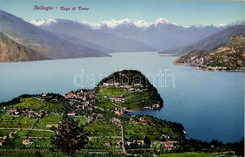 Bellagio, Lago di Como / view of the town with the lake