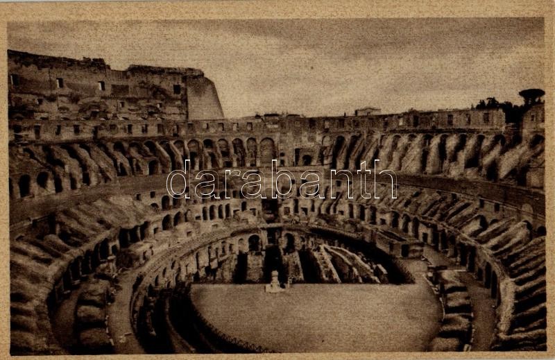 Rome, Roma; Colosseo coi nouvi scavi / Colosseum with the new excavations