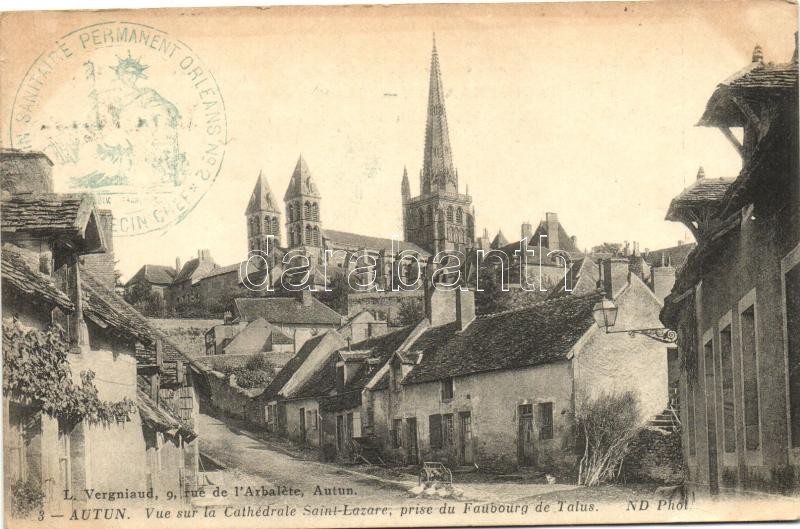 Autun, Cathedrale Saint Lazare, Faubourg de Tatus