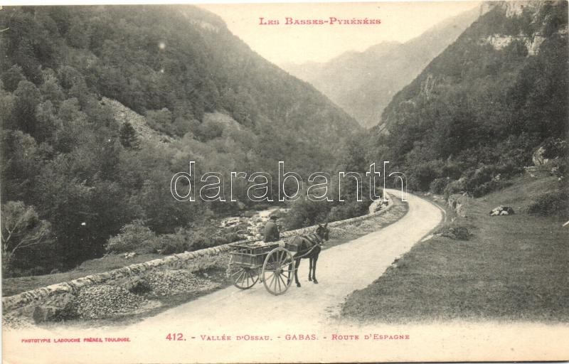 Gabas, Vallée d'Ossau, Route d'Espagne