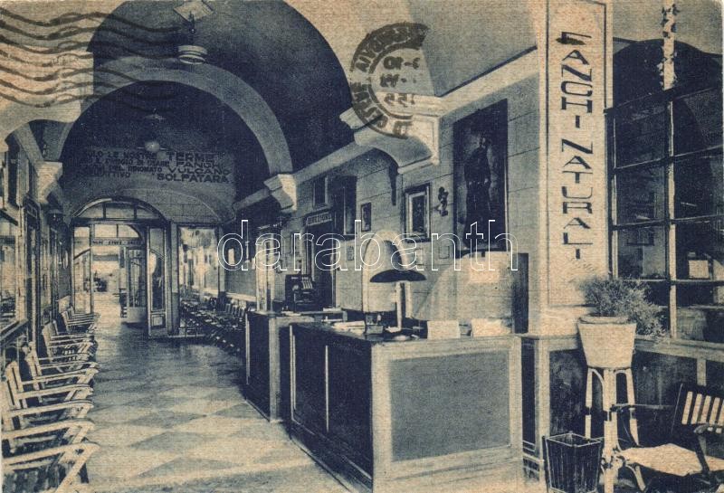 1955 Pozzuoli, Terme 'La Salute', Bureau e ingresso ai bagni / spa interior