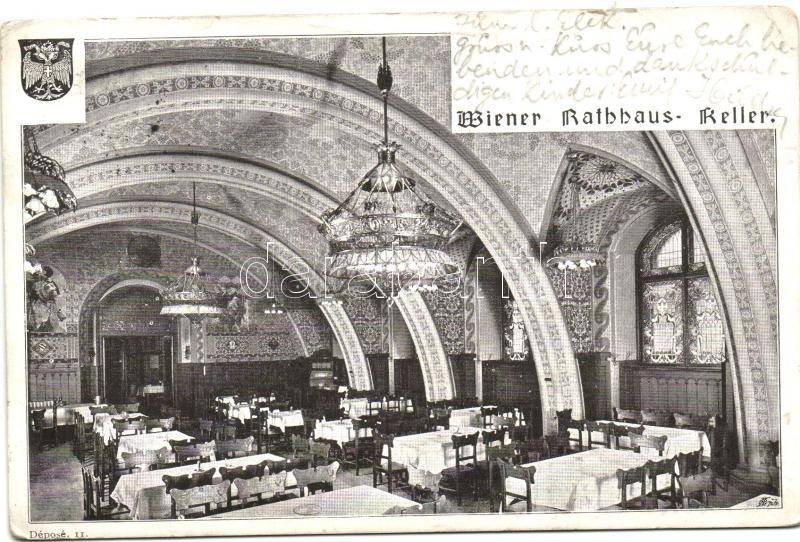 Vienna, Wiener Rathaus Keller / restaurant interior
