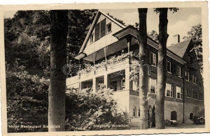 Siegburg-Wolfsdorf, Hotel Restaurant Siegblick