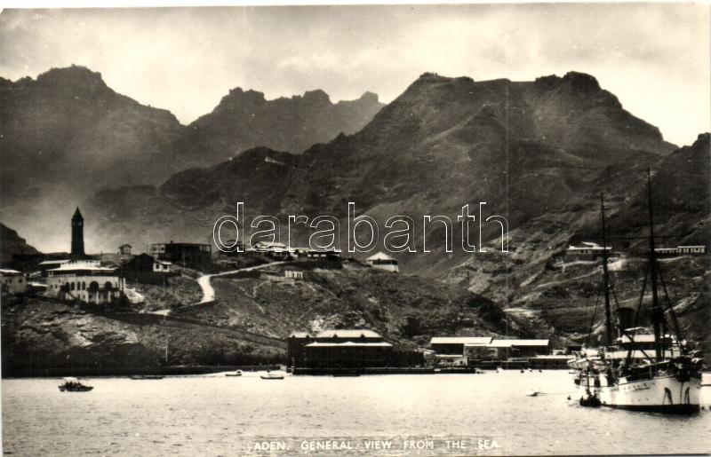 Aden, general view from the Sea