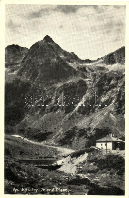 Tátra, Zöld-tó, Tatra, Zelené Pleso / lake