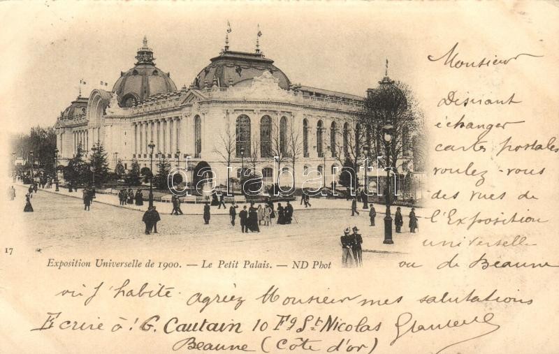 1900 Paris, Exposition Universelle, Le Petit Palais / palace