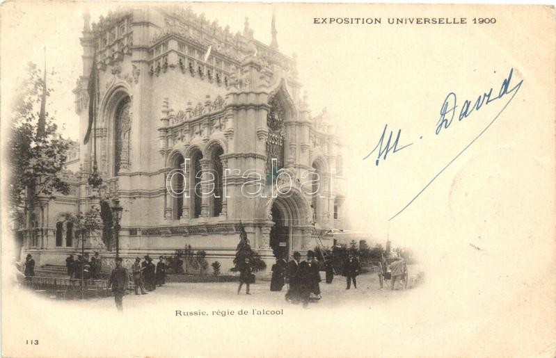 1900 Paris, Exposition Universelle, Russie, regie de l'alcool / Russian section