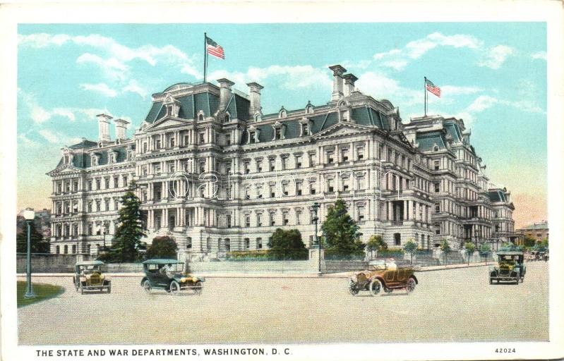 Washington D.C., The State and War Departments, automobiles