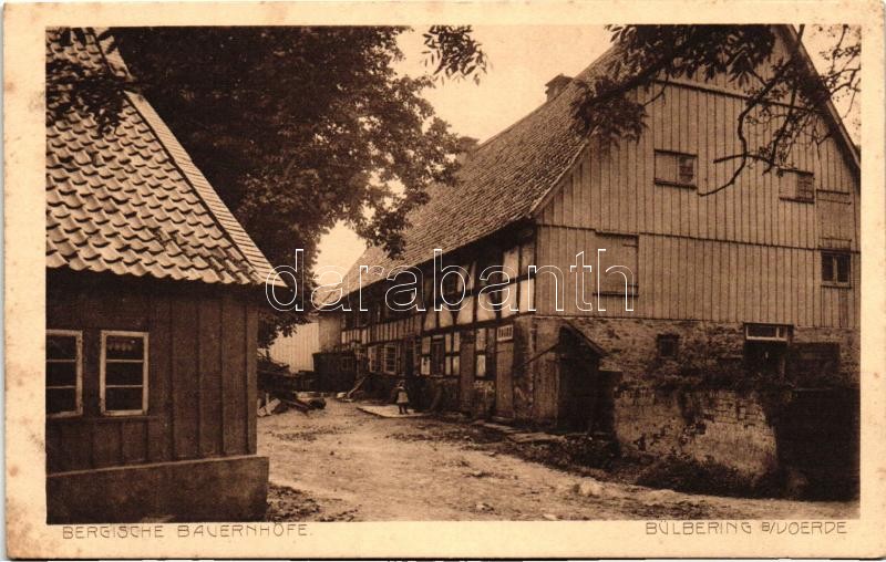 Bülbering b. Voerde, Bergische Bauernhofe / folklore