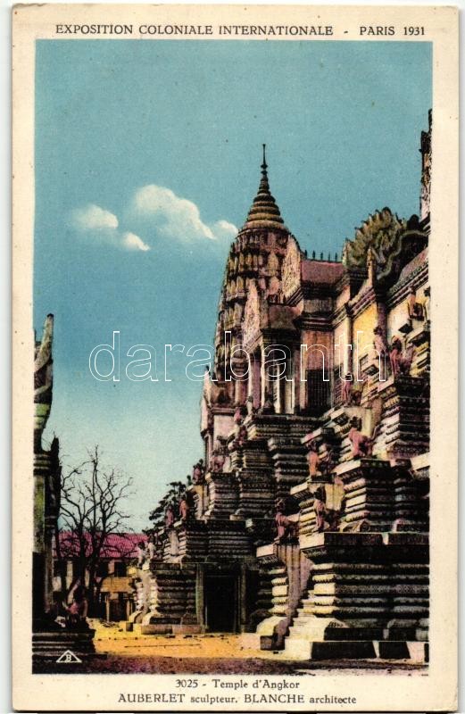 1931 Paris, Exposition Coloniale Internationale, Temple d 'Angkor