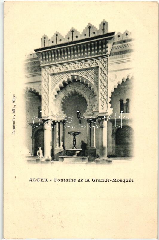 Algiers, Alger; Fontaine de la Grande Mosque