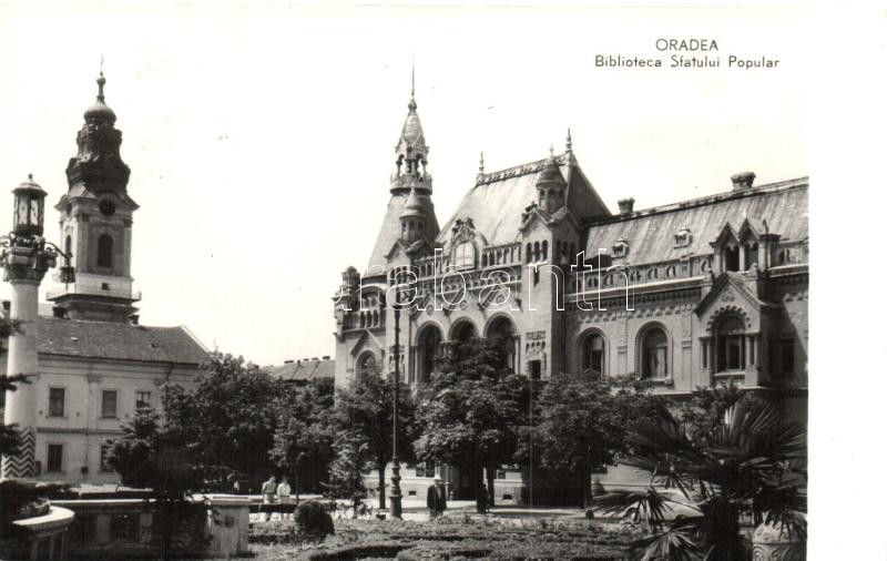 1961 Nagyvárad, Néptanács könyvtár, 1961 Oradea, Biblioteca Sfatului Popular / People's Council Library