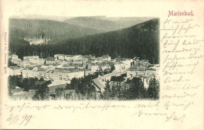 1899 Marianske Lazne, Marienbad;