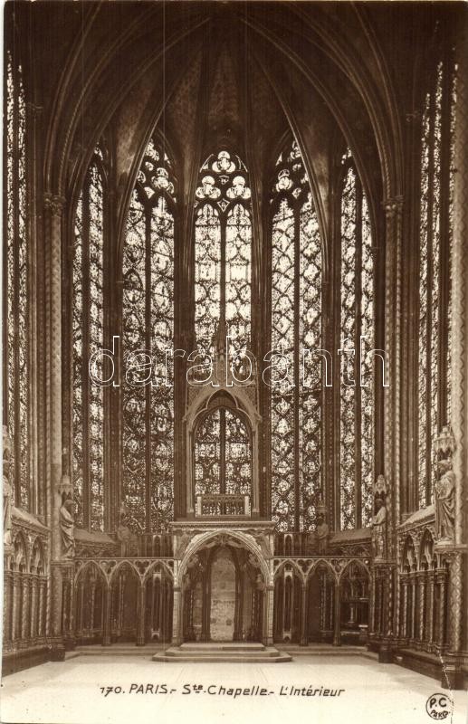 Paris, Ste Chapelle, Interieur / chapel interior