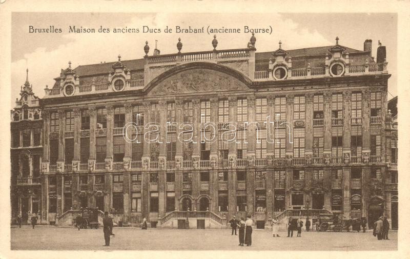Brussels, Bruxelles; Maison des anciens, Ducs de Brabant (ancienne Bourse) / palace