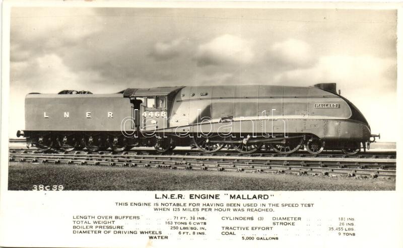 L.N.E.R. Engine &quot;Mallard&quot; train