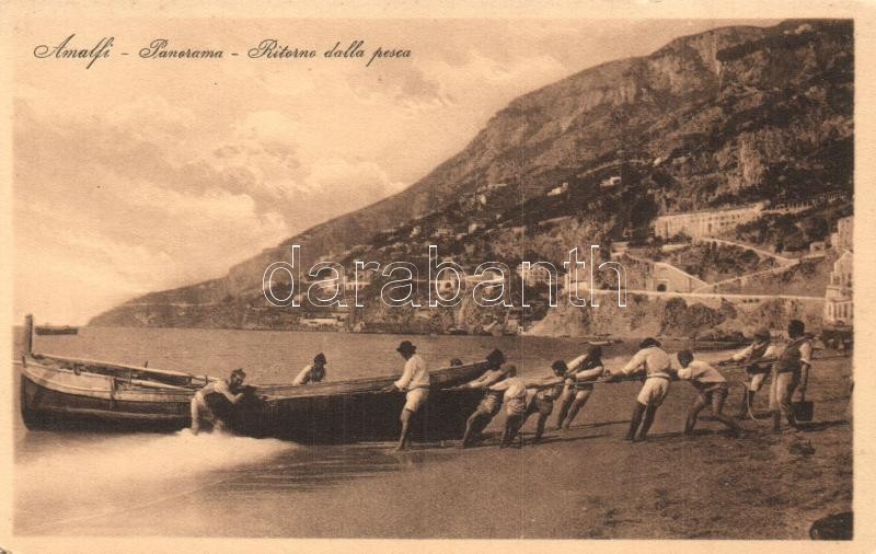 Amalfi, Panorama, Ritorno dalla pesca